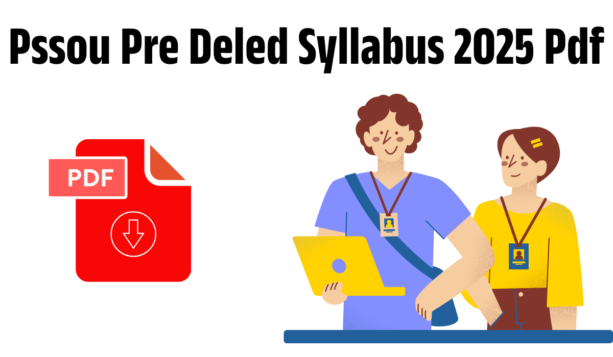 pssou pre deled syllabus pdf in hindi 2025